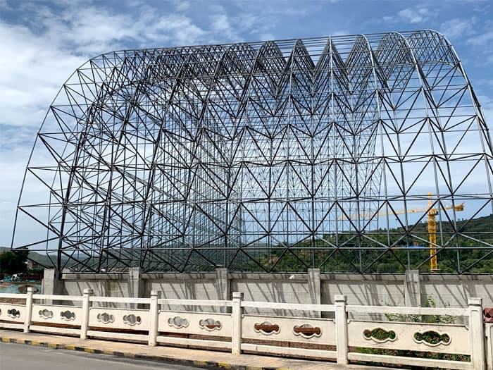 佛山山寨矿储煤棚网架